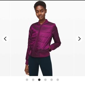 Lululemon Non-Stop Bomber-NWT-Sz 10-Marvel